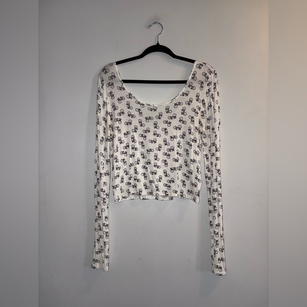 Map To Mars | White Bicycle Longsleeve